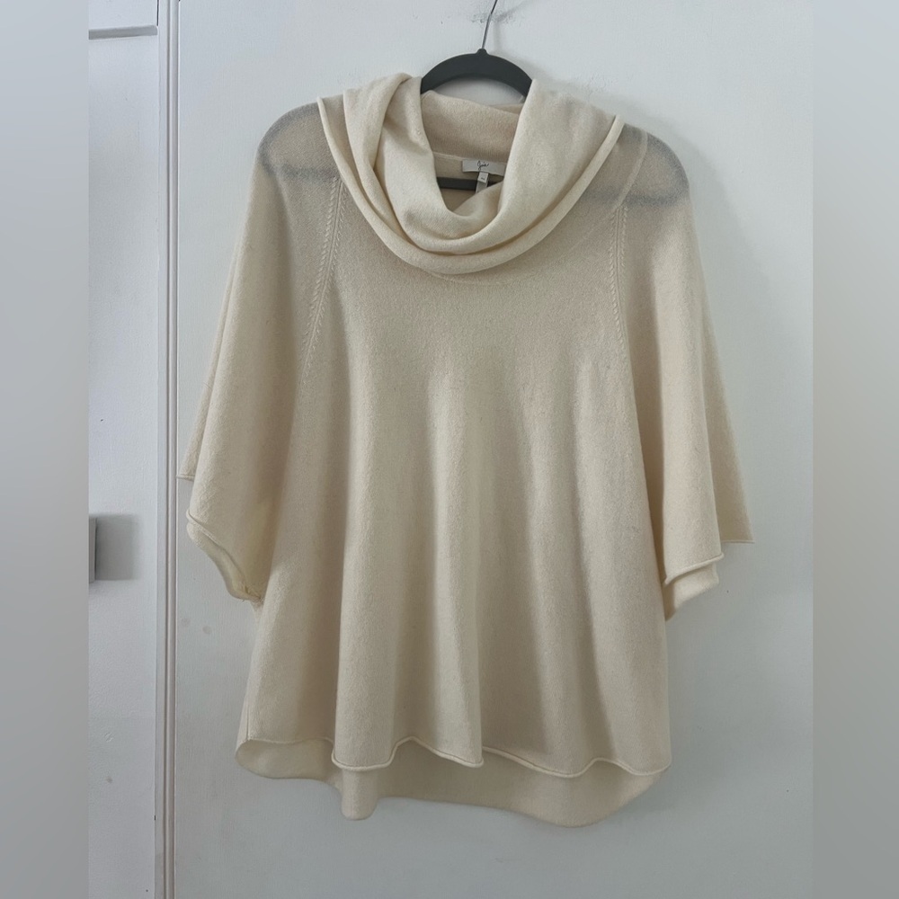 Joie Cashmere wool blend cowl neck sweater size M (w106)
